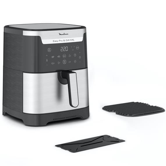 Moulinex EZ801D10 Freidora de Aire y Grill XXL 6.5L Inox