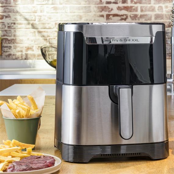 Moulinex EZ801D10 Freidora de Aire y Grill XXL 6.5L Inox