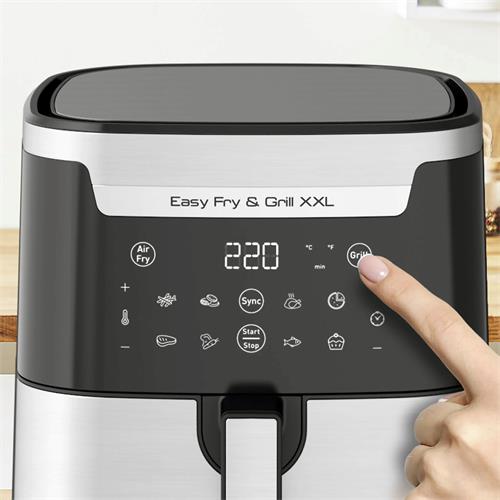 Moulinex EZ801D10 Freidora de Aire y Grill XXL 6.5L Inox