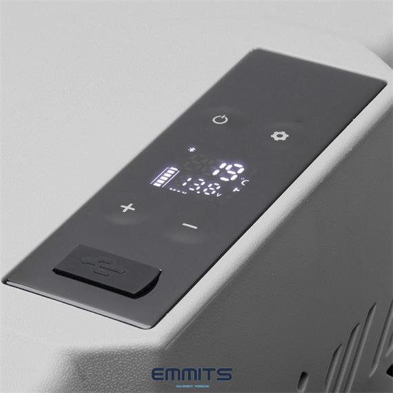Emmits Nevera 40 Litros Compresor LG con Ruedas y Asa 12V-24V/220V