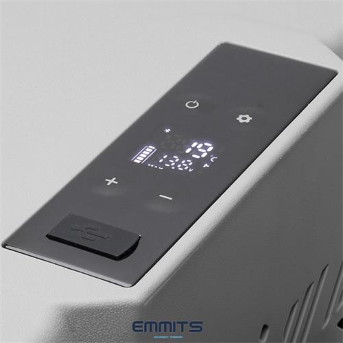 Emmits Nevera 40 Litros Compresor LG con Ruedas y Asa 12V-24V/220V