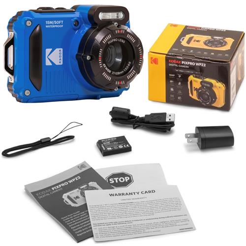 Kodak Pixpro WPZ2 Cámara 16Mp Sumergible 15 Metros Azul
