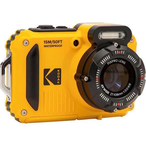 Kodak Pixpro WPZ2 Cámara 16Mp Sumergible 15 Metros Amarilla