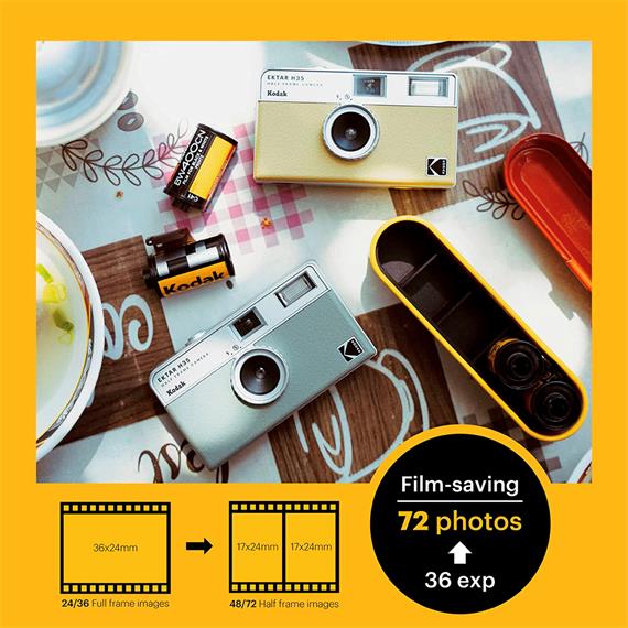 Kodak Ektar H35 Cámara Analógica Negra