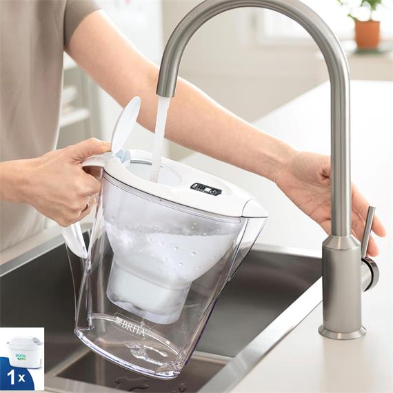 Brita Marella XL Jarra Filtrante 3.5L + 1 Filtro MXPro Experto en Cal