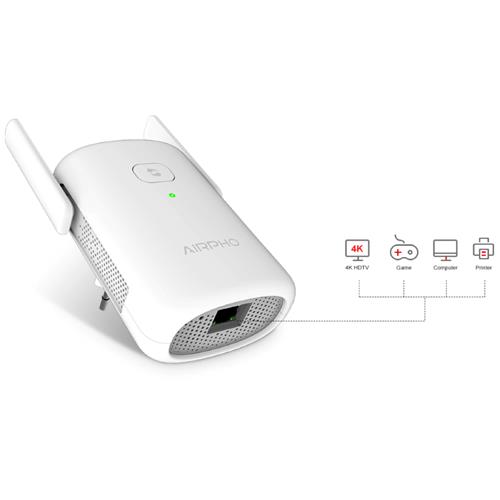AIRPHO AR-E400 REPETIDOR WIFI AC1200 5GHz WPS