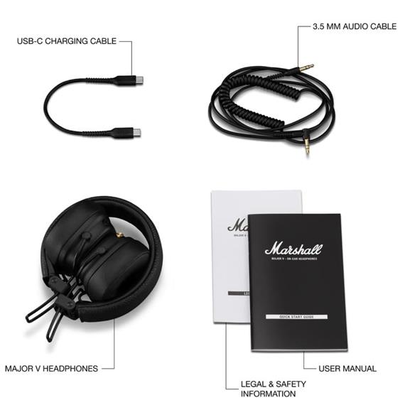Marshall Major V Auricular Bluetooth Brown