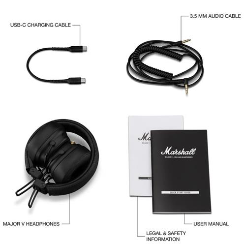 Marshall Major V Auricular Bluetooth Brown