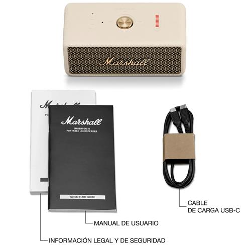 Marshall Emberton III Altavoz Bluetooth 76W Crema