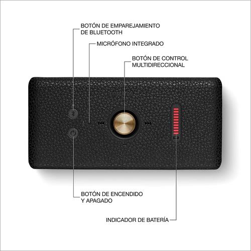 Marshall Emberton III Altavoz Bluetooth 76W Negro y Latón