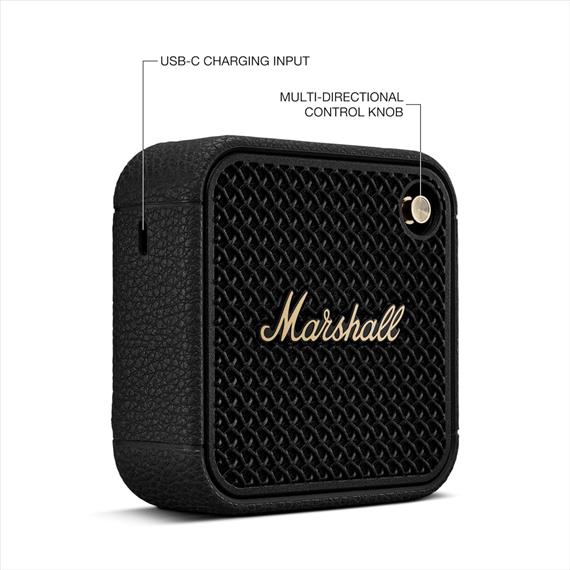 Marshall Willen II Altavoz Bluetotoh Negro y Latón