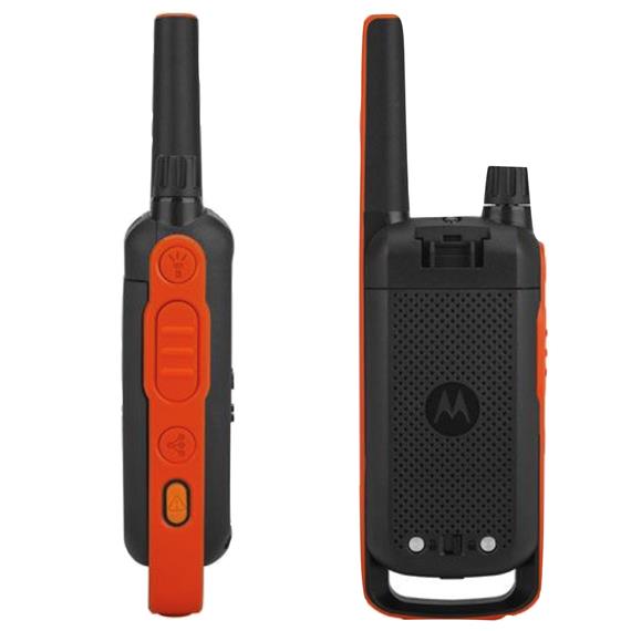 Motorola T82 Twin Walkie Pack 2 Negro Rojo