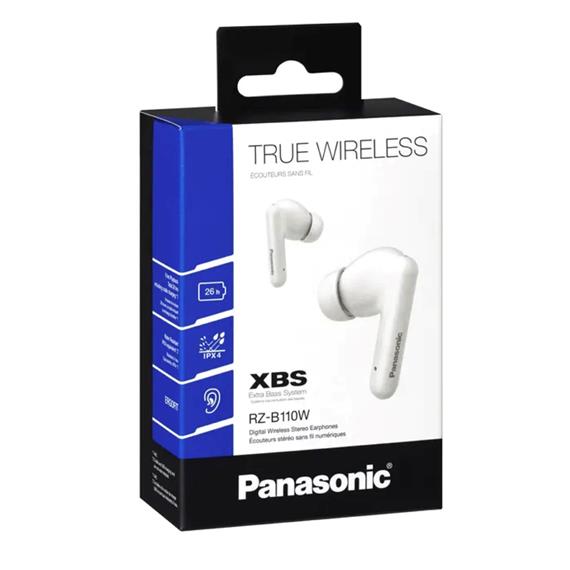 Panasonic RZ-B110WDE-W Auricular Bluetooth IPX4 26 Horas Blanco