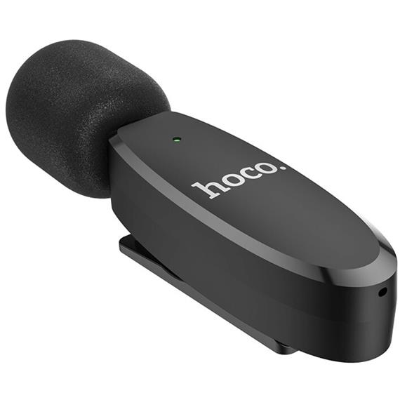Hoco L15 Micrófono Inalámbrico Crystal Lavalier (USB-C) Black