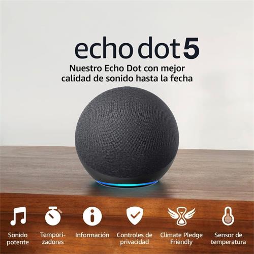 Amazon Echo Dot Altavoz Inteligente Alexa (5ª GEN) Charcoal