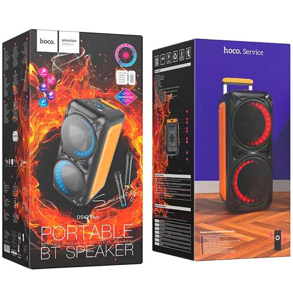 Hoco DS42 Altavoz Bluetooth Trolley con Luces Led y Micro Inalámbrico