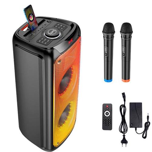 Hoco DS53 Altavoz Bluetooth Party con luces Full Led y 2 Micrófonos