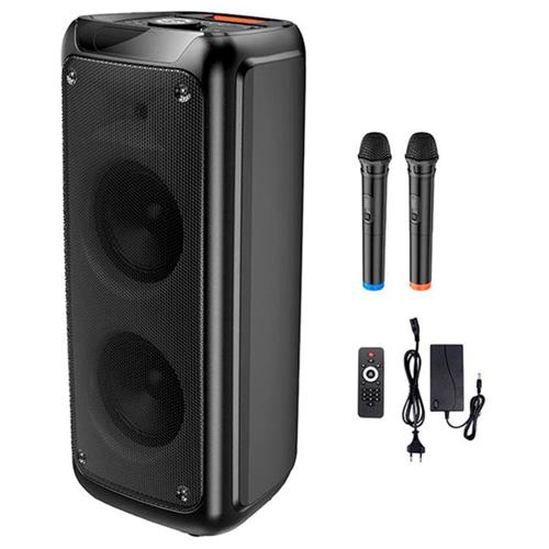 Hoco DS53 Altavoz Bluetooth Party con luces Full Led y 2 Micrófonos