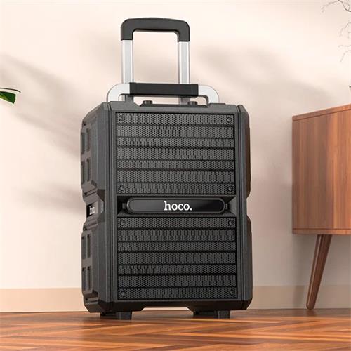 Hoco DS24 Altavoz Bluetooth Trolley con Luces LED y 2 Micros Inalámbricos