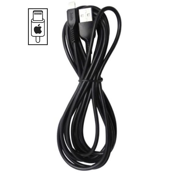 Cable USB a Lightning 2 metros Hoco X20 Flash Negro