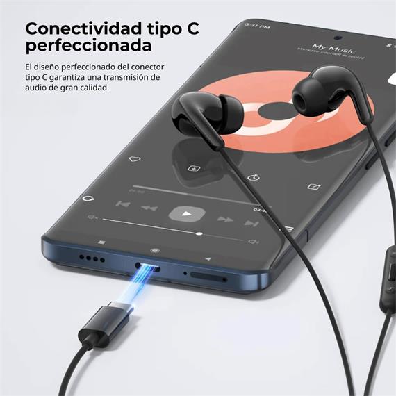 Xiaomi Auriculares con conexión USB-C Negro (BHR8930GL)