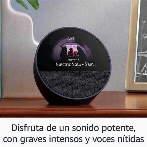 Amazon Echo Spot Altavoz Bluetooth Inteligente 2024 Negro