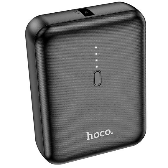 Powerbank 5.000 mAh salida USB-A, entrada USB-C Hoco J96 Negro