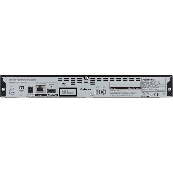 Panasonic DP-UB150EG-K Reproductor Blue-Ray