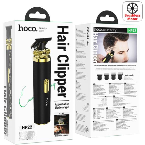 Hoco HP22 Cortapelo Retro Recargable con 7.000 rpm