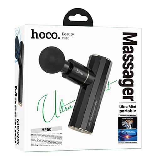 Hoco HP50 Pistola de Masaje compacta y silenciosa Negra