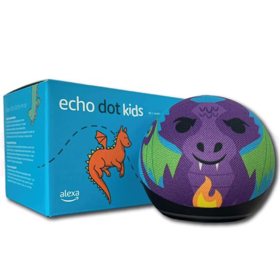 Amazon Echo Dot Kids 5ª Gen. Altavoz Bluetooth Inteligente Dragón