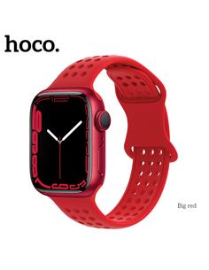 Hoco iWatch WA08 Correa Flexible Rojo