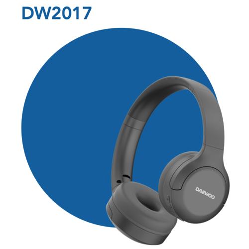 Daewoo DW2017 Auricular Bluetooth con MicroSD y Batería 27h Negro
