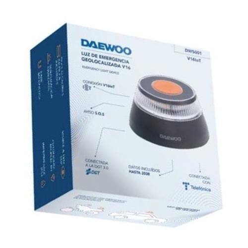Baliza V16 Daewoo DW5001 Conectada Homologada por la DGT 2026