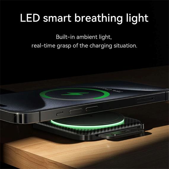 Hoco CQ4 Cargador Inalámbrico 15W Plegable 3-1 para Apple