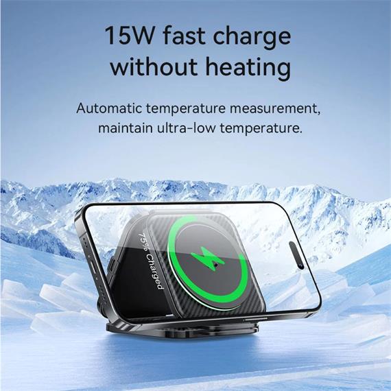 Hoco CQ4 Cargador Inalámbrico 15W Plegable 3-1 para Apple