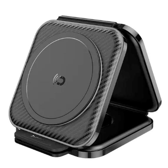 Hoco CQ4 Cargador Inalámbrico 15W Plegable 3-1 para Apple