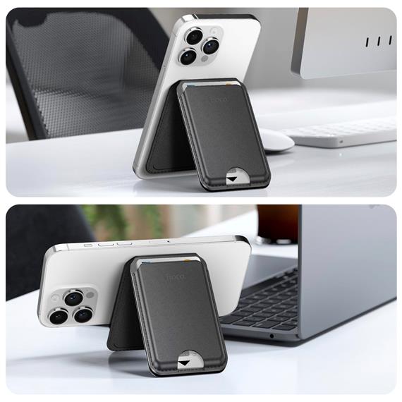 Hoco GT3 Tarjetero Magsafe con función Soporte