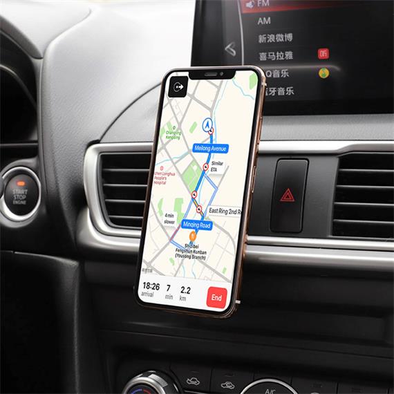 Hoco CA47  Soporte para Coche Metal Magnético Black
