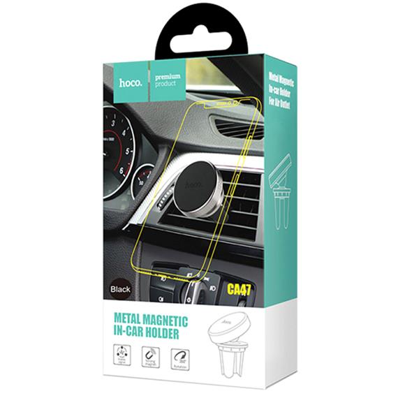 Hoco CA47  Soporte para Coche Metal Magnético Black