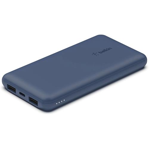 Belkin PowerBank 10.000 mAh 15W 2 x USB-A y 1x USB-C Azul (BPB011BTBL)