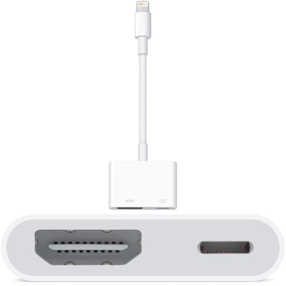 Apple Adaptador Lightning - HDMI (MW2P3ZM/A)