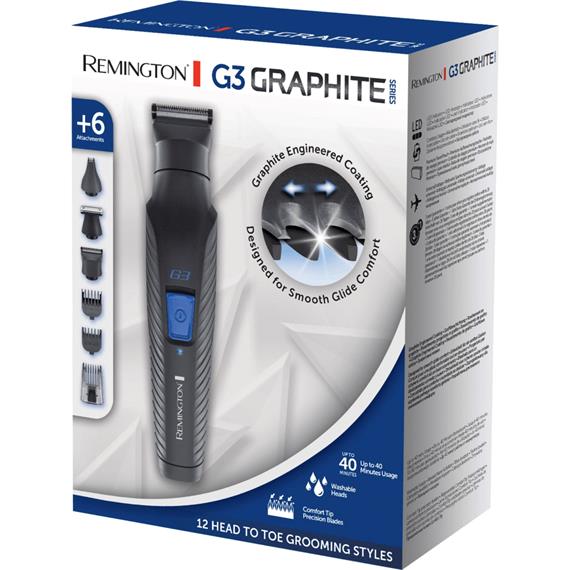 Remington PG3000 Kit Multifunción 6-1 Recargable Graphite Series