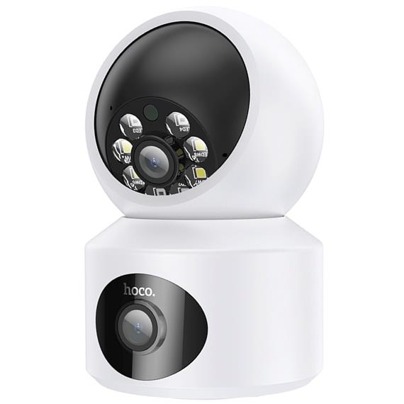 Hoco DI53 Cámara de Seguridad HD Wifi 360º con Doble Lente