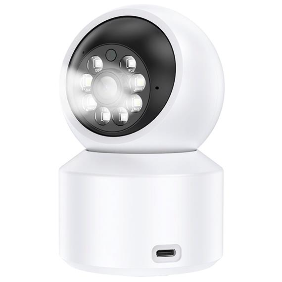Hoco DI53 Cámara de Seguridad HD Wifi 360º con Doble Lente