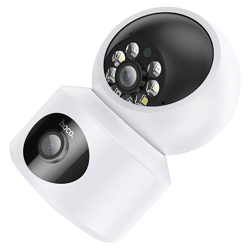 Hoco DI53 Cámara de Seguridad HD Wifi 360º con Doble Lente