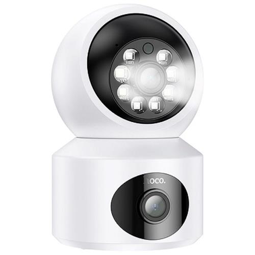 Hoco DI53 Cámara de Seguridad HD Wifi 360º con Doble Lente