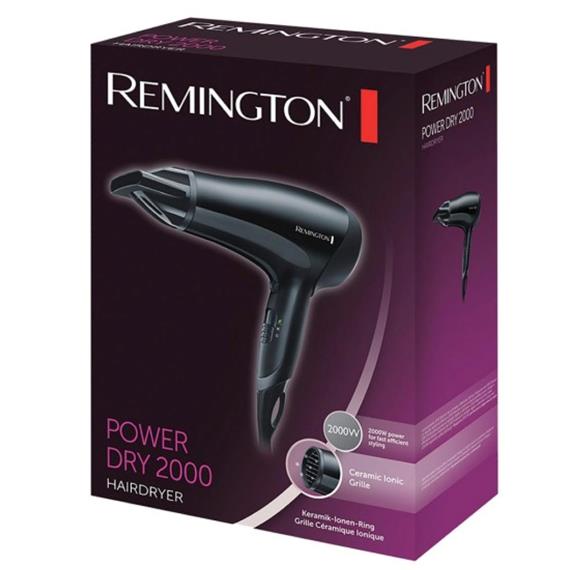 Remington D3010 E51 Secador de pelo iónico con 2.000W