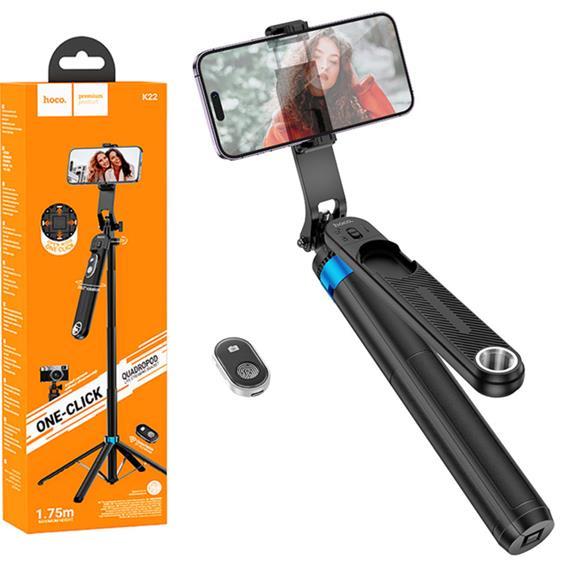 Hoco k22 Soporte de Sobremesa para Streaming con Mando Bluetooth