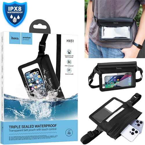 Hoco HX51 Funda Resistente al Agua IPX8 para móviles Horizontal